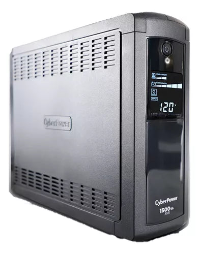 No-Break CyberPower CP1500AVRLCDa, 1500 VA, 900 W, Negro, Hogar y Oficina No-Break CyberPower CP1500AVRLCDa, 1500 VA, 900 W, Negro, Hogar y Oficina